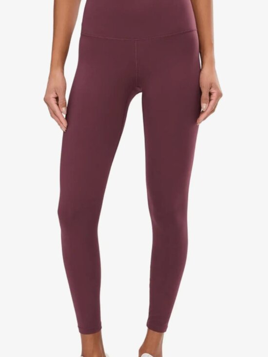 Varley Pants - Varley Women's Dark Brown High-Waist Leggings